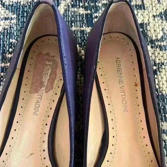 Adrienne Vittadini Blue buckle detail flat shoe Bernadine size 6 - Picture 4 of 14
